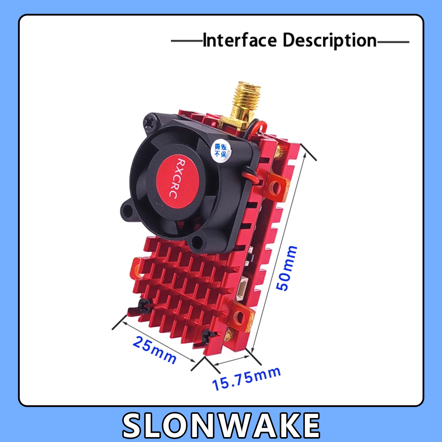 SLONWAKE 5.8G 2W VTX FPV 1800T - Drone Aerial Photography review and price