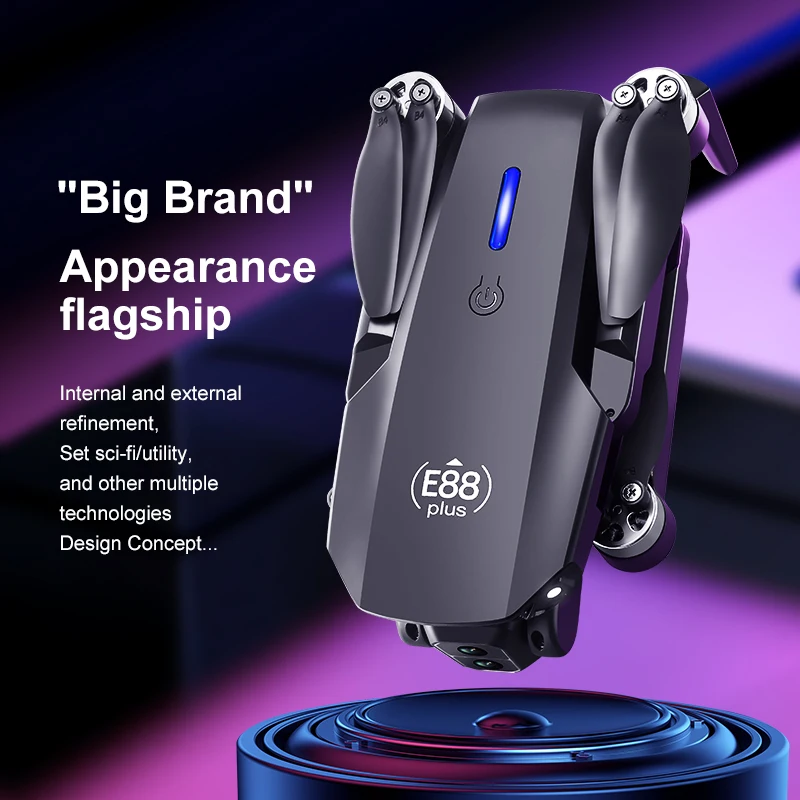 New E88 Plus Quadcopter Drone: - Drone Cinematic review and price