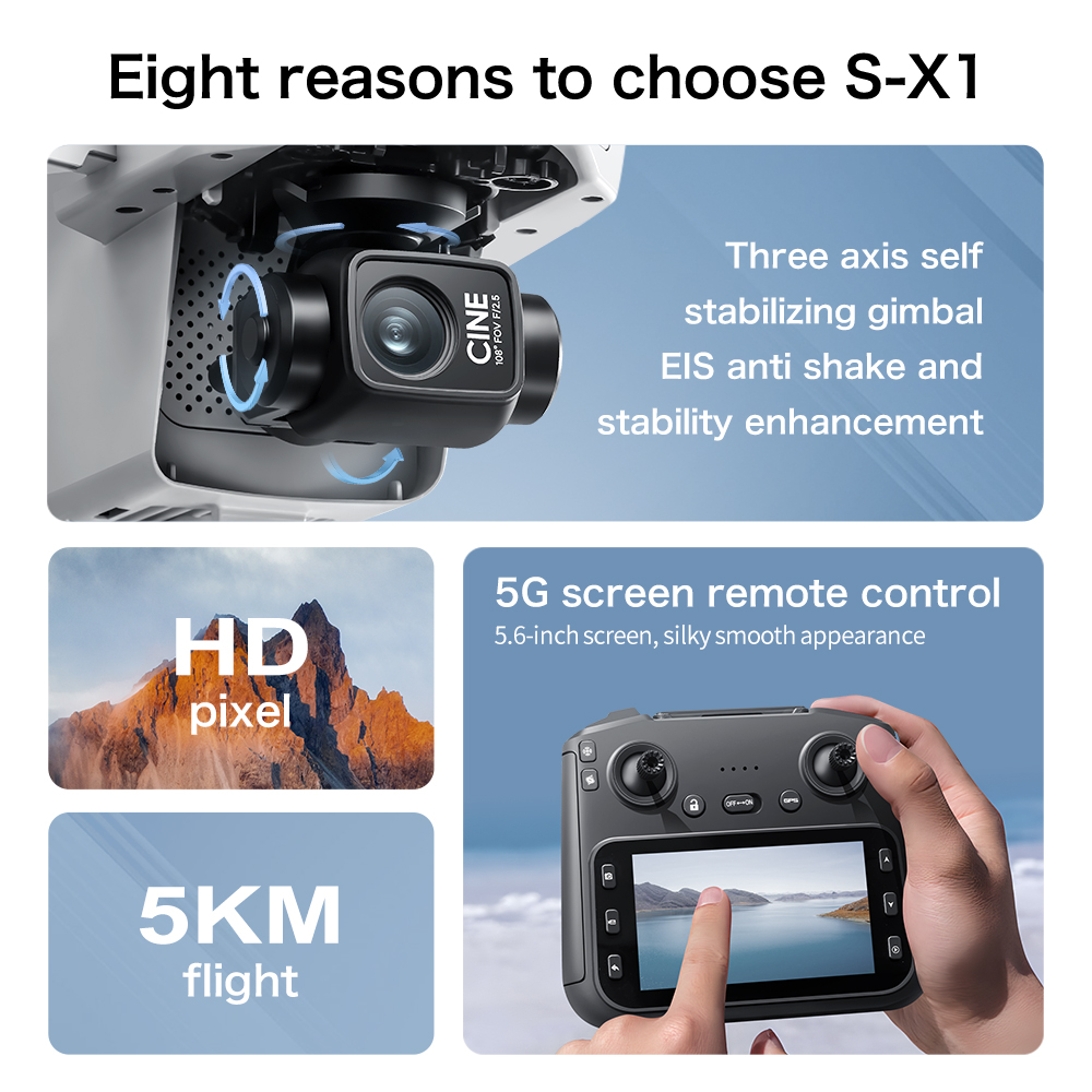 Top Deal S-X1 MAX GPS Drone 3  - Drone Photogrammetry review and price